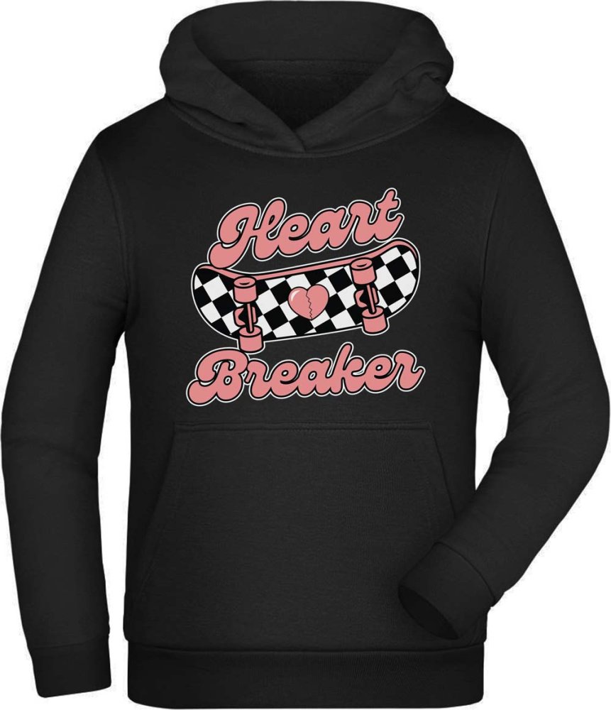 Kids Sweater - Skater Hoodie "Heart Breaker" i515